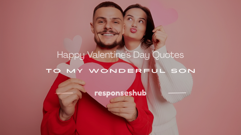 happy valentines day to my son quotes