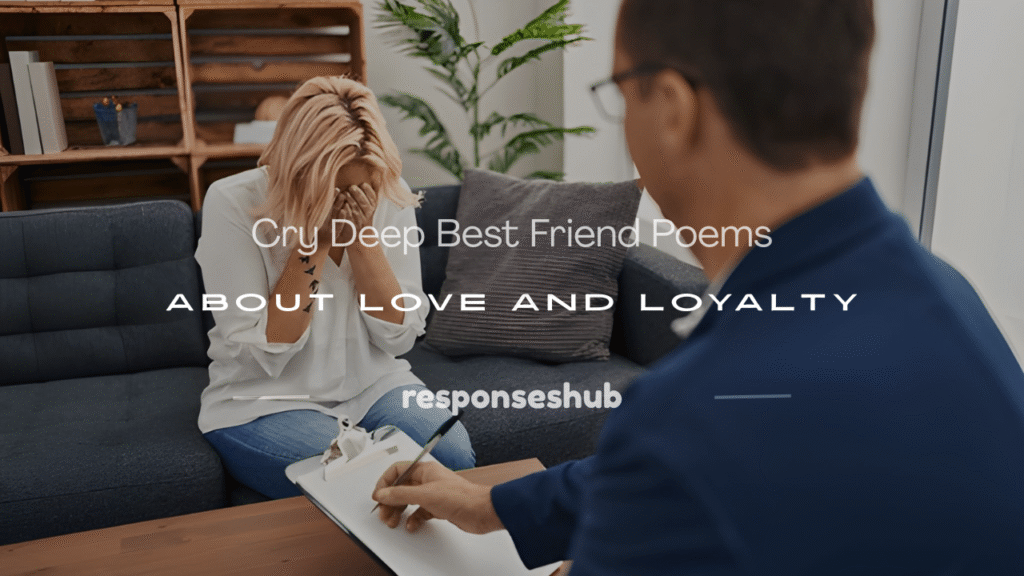 cry deep best friend poems