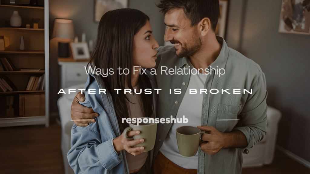 how to fix a relationship after trust is broken