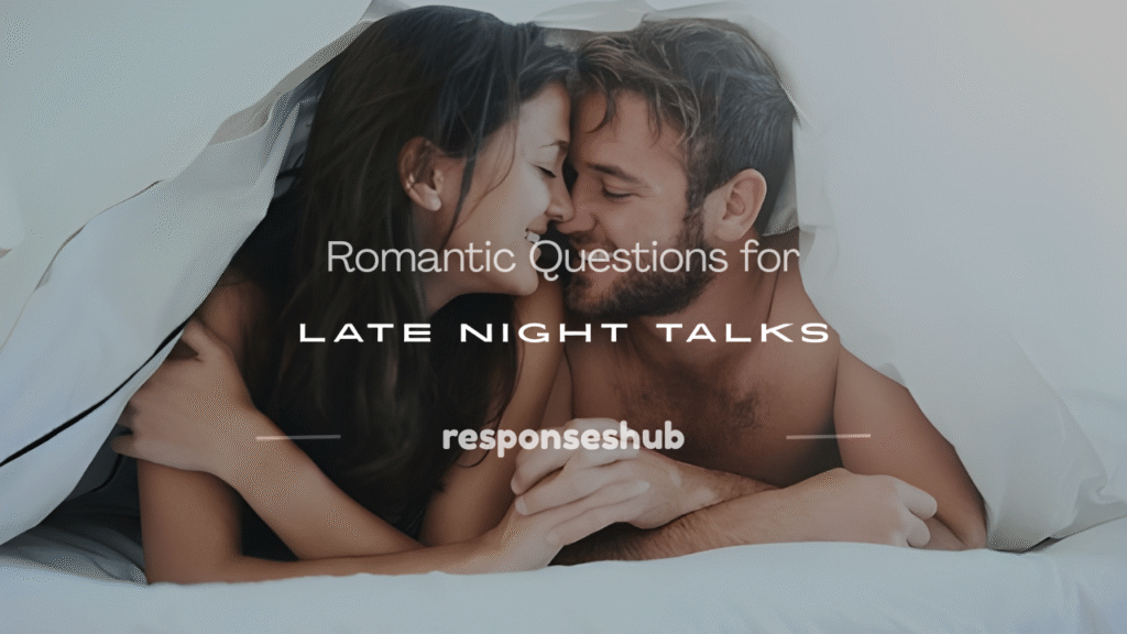questions for late night talks