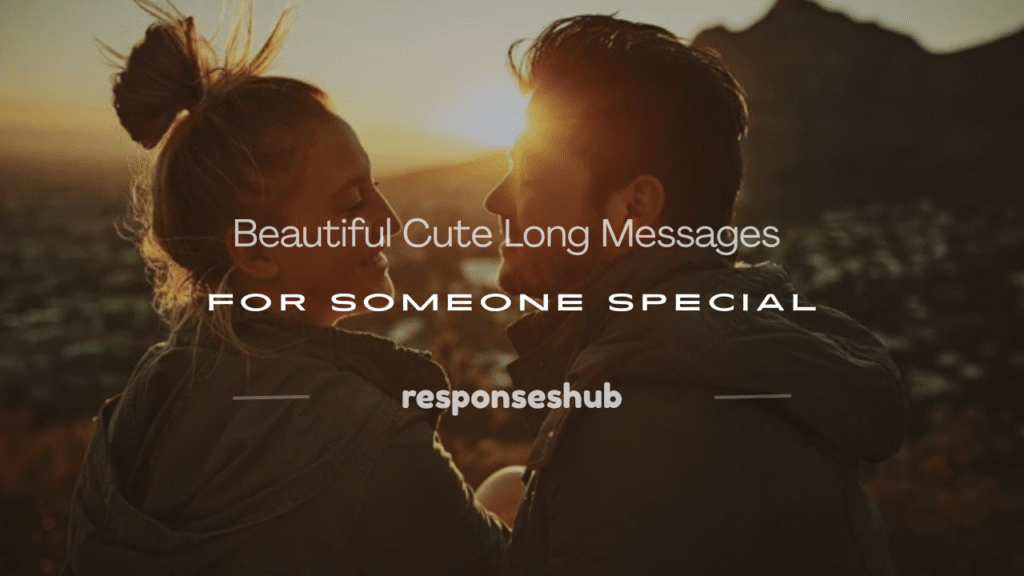 cute long messages for her