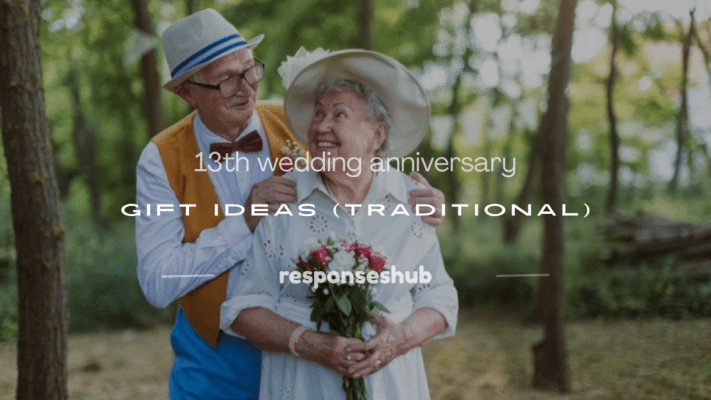 13th wedding anniversary gift ideas