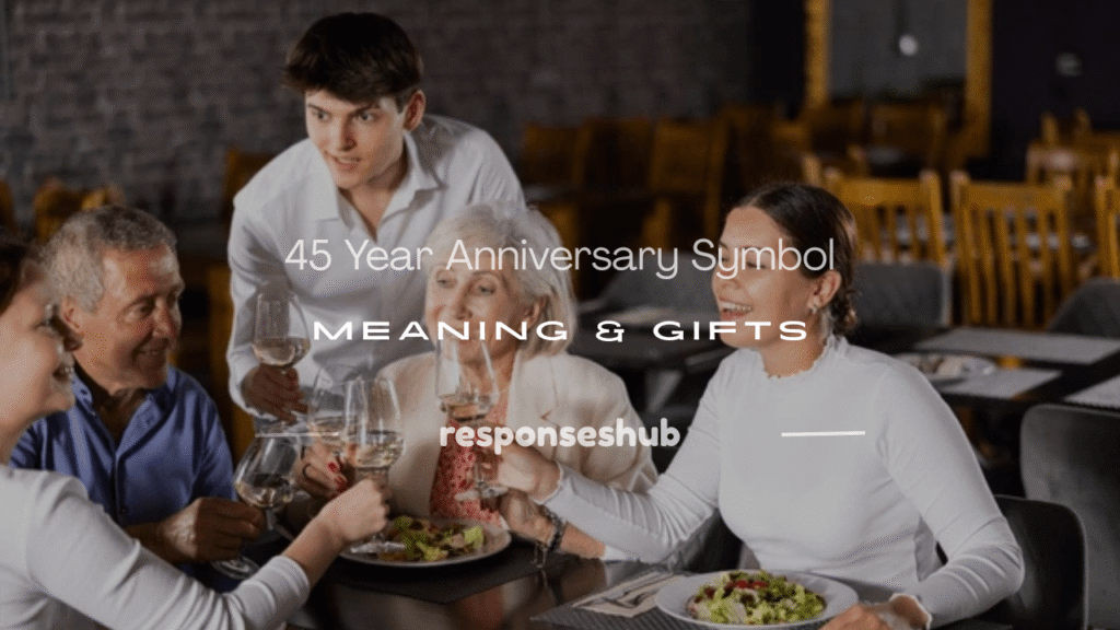 45 year anniversary symbol