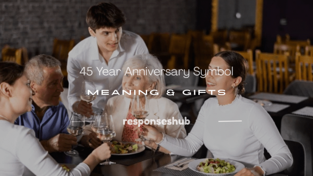 45 year anniversary symbol