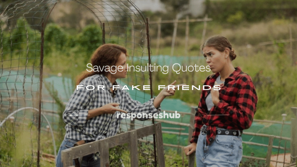 insulting quotes for fake friends