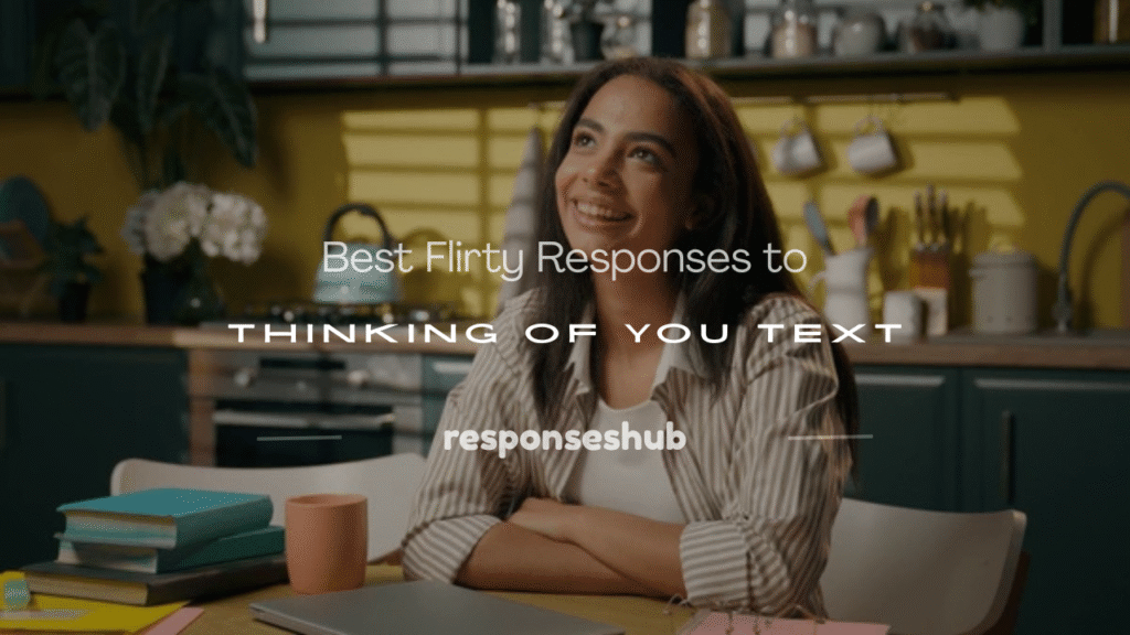 flirty response to thinking of you text