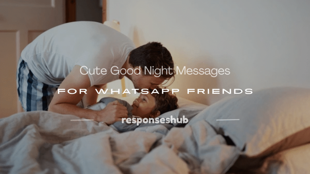 cute good night messages for whatsapp