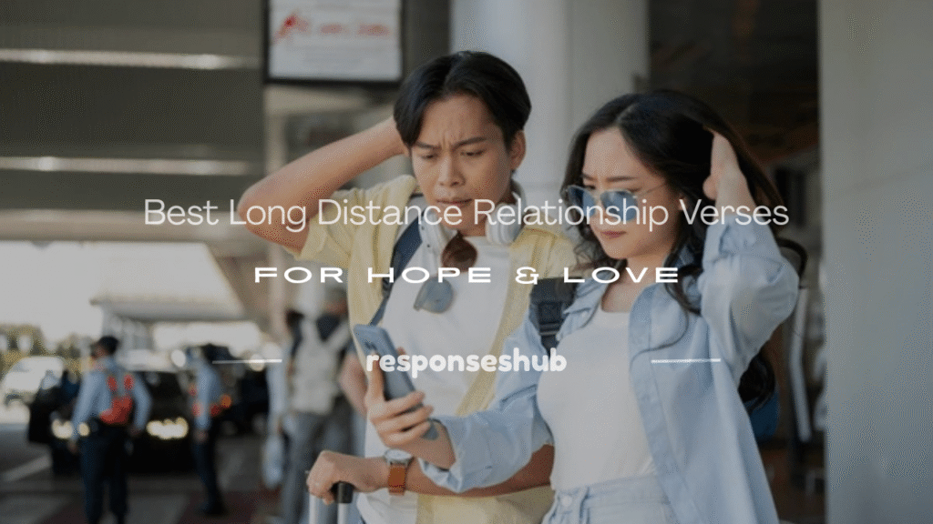 long distance relationship verses