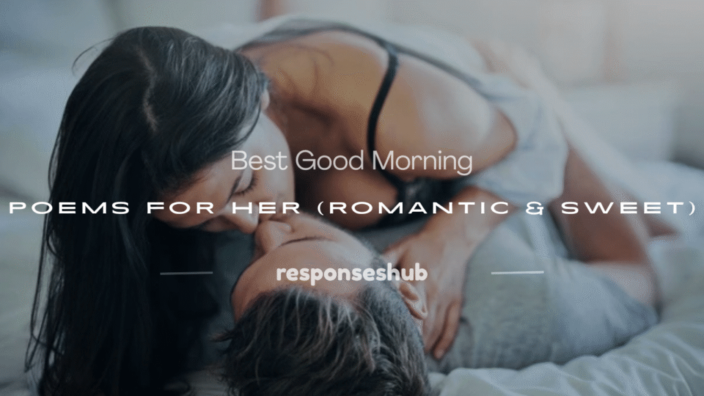 good morning poems for her
