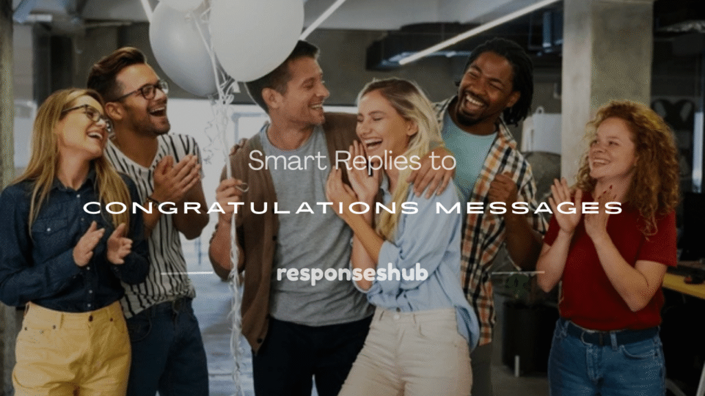reply to congratulations message