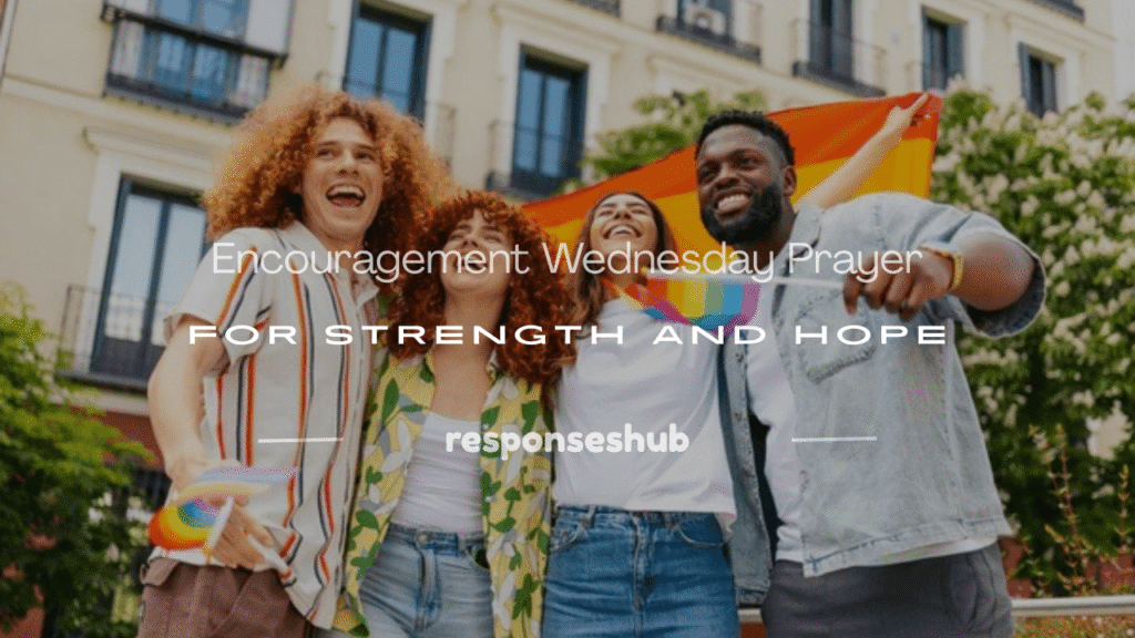 encouragement wednesday prayer